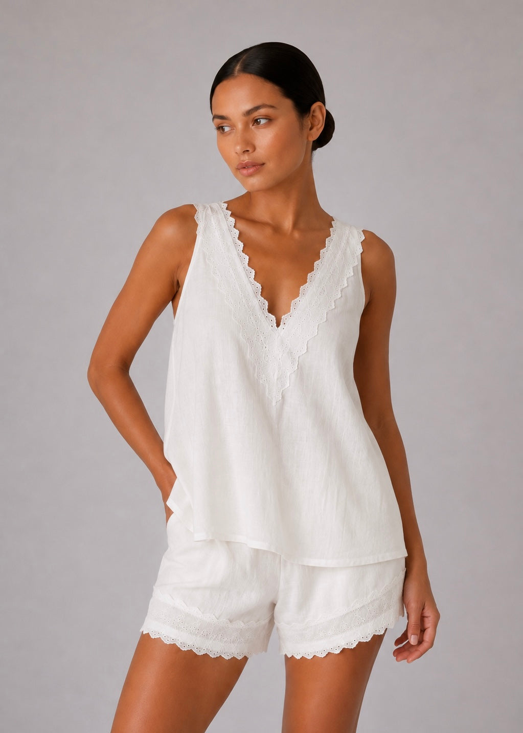Annie Lace Top, White – HUNTED.