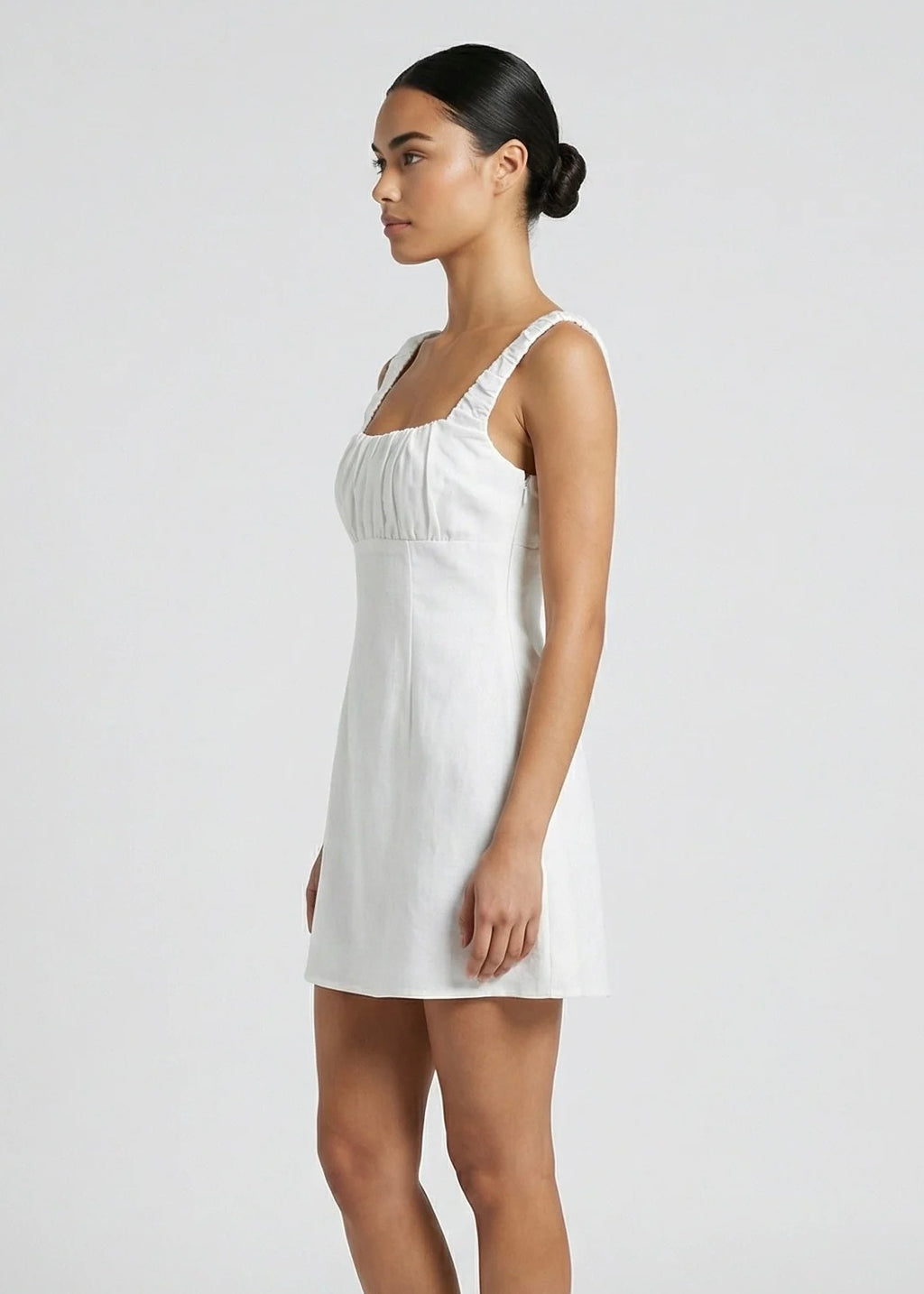 Yolanda Mini Dress, White