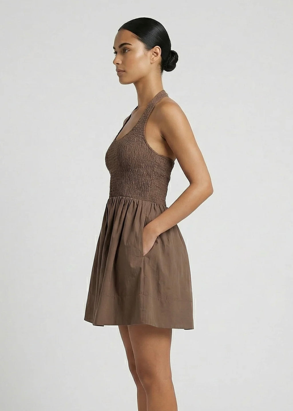 Mallory Mini Dress, Choc