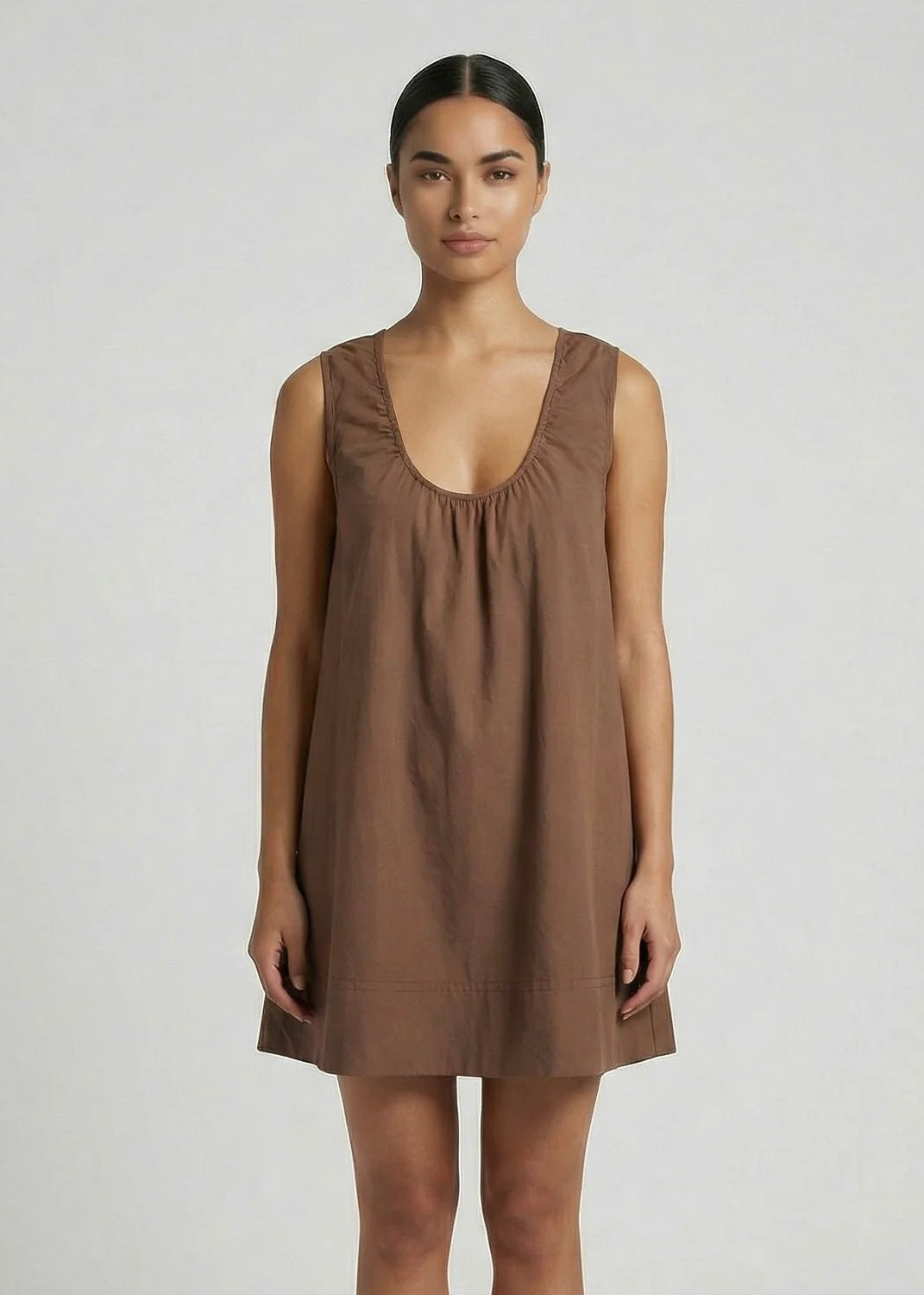 Truly Mini Dress, Choc