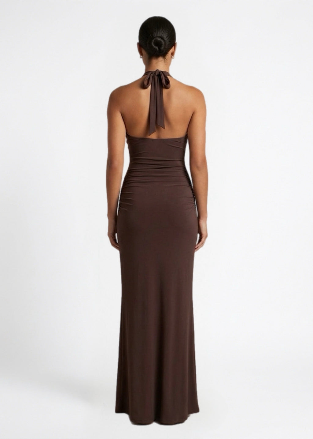 Liberty Maxi Dress, Choc
