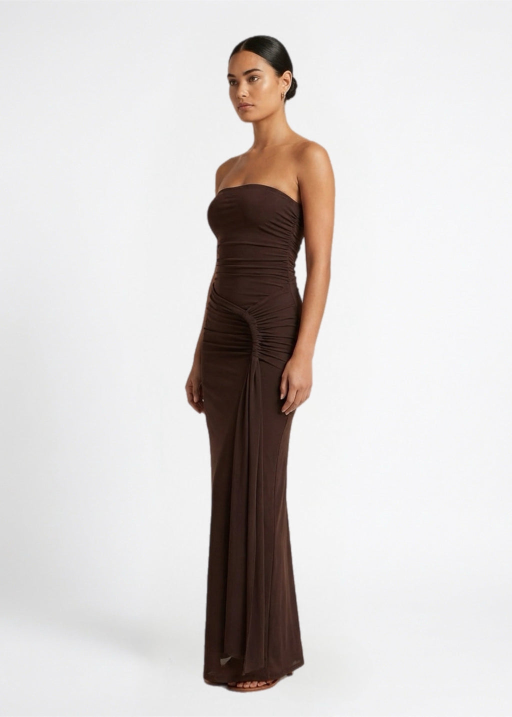 Valla Maxi Dress, Dark Choc