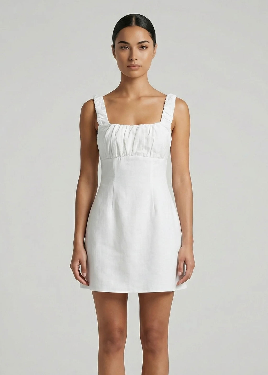 Yolanda Mini Dress, White