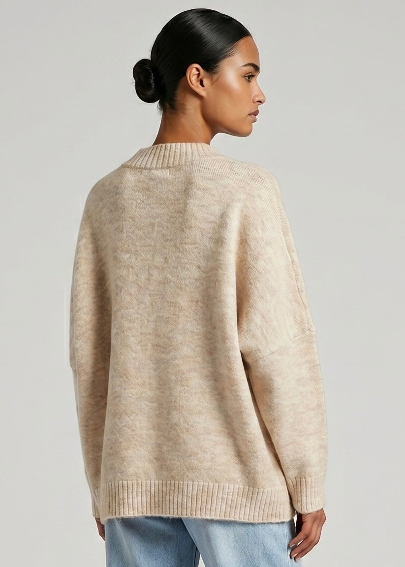Melba Slouch Knit, Oatmeal