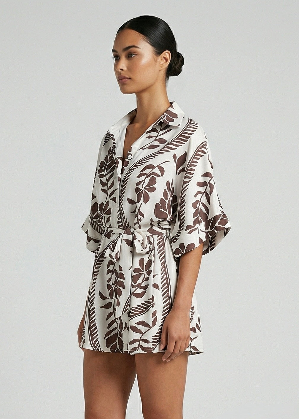 Luxor Playsuit, Wht/Choc
