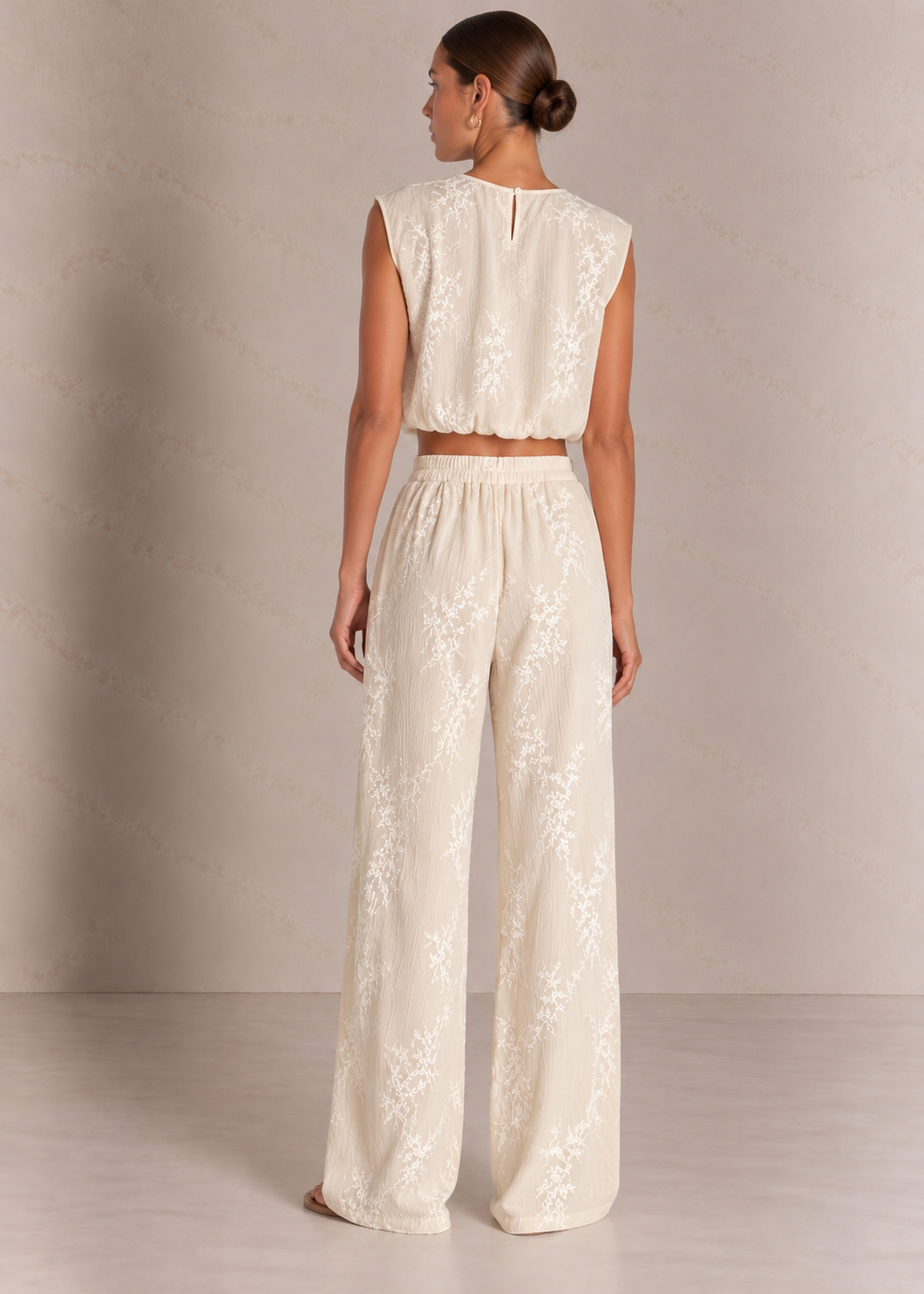 Melody Bubble Top, Cream