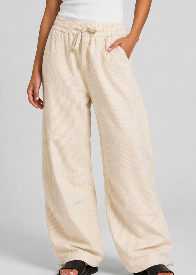 Deni Pant, Cream/Stripe