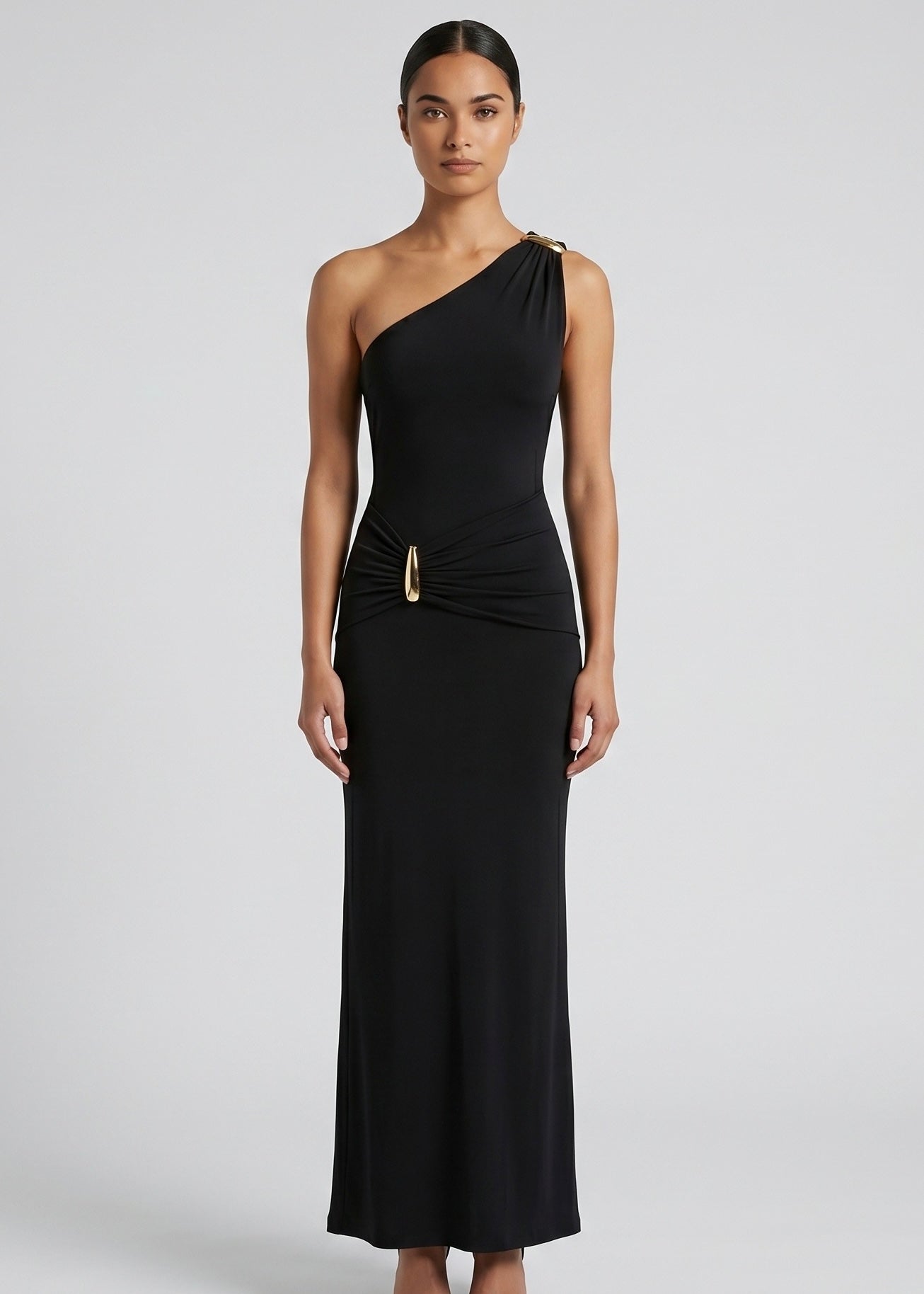 Kimata Maxi Dress, Black