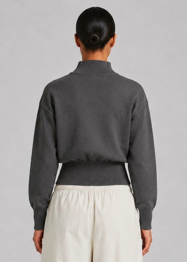 Myrtle Knit Top, Grey