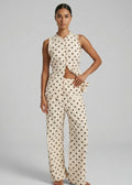 Novelle Pant, Oatmeal/Polka
