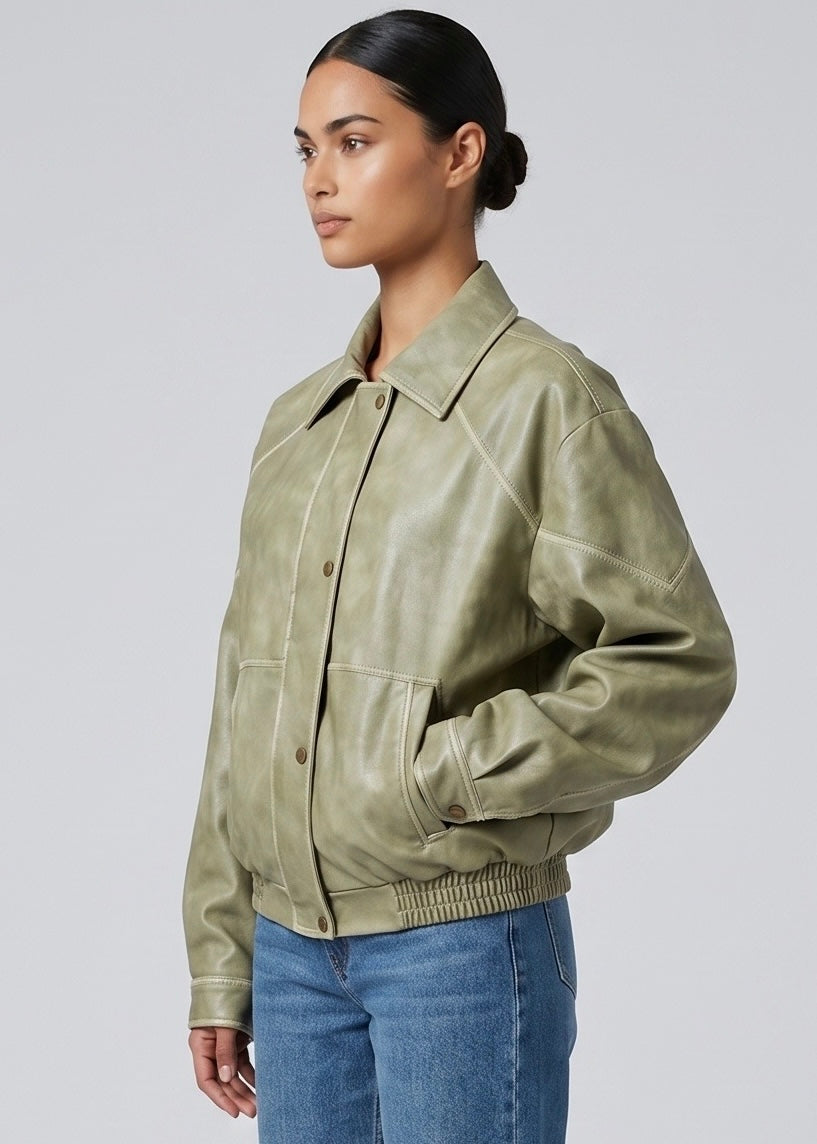 Vinnie Bomber Jacket, Olive