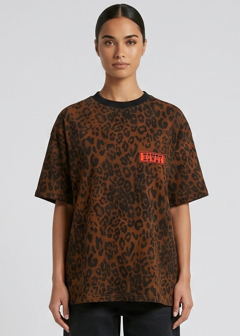 Howdy Tiger Tee, Rust