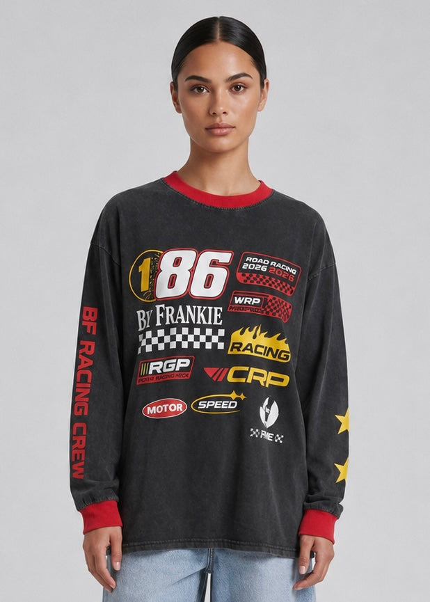 Moto Longsleeve Tee, Acid