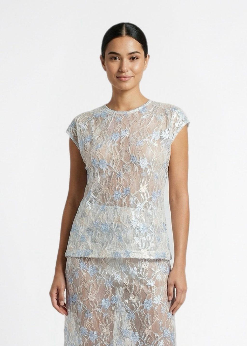 Sudo Sequin Top, Silver