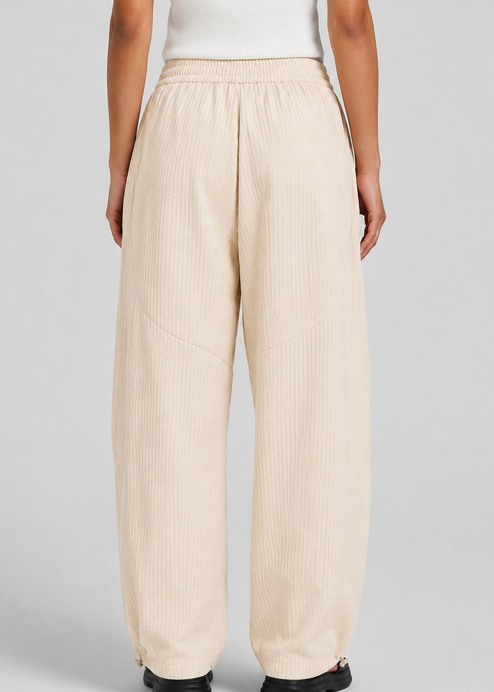 Deni Pant, Cream/Stripe