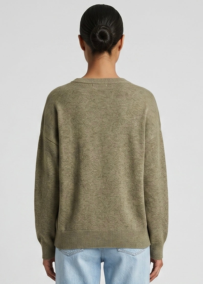 Melba Slouch Knit, Khaki