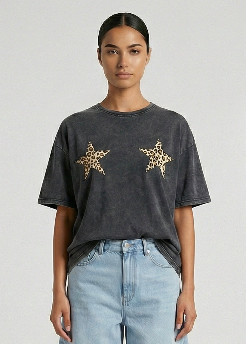 Wild Nights Tee, Acid Blk