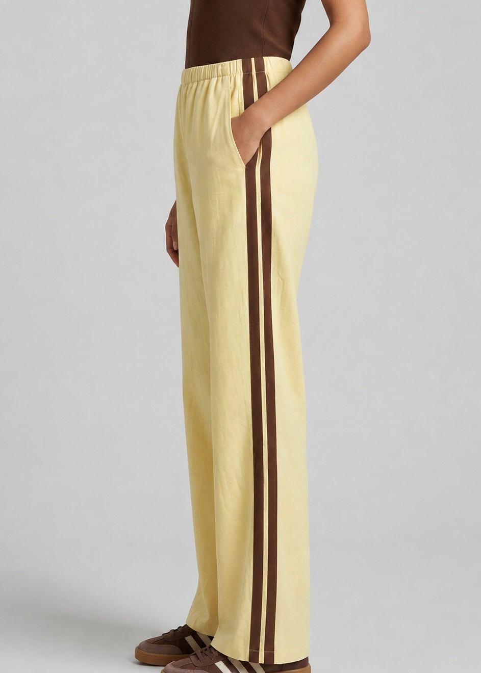 Rally Racer Pant, Yellow/Choc