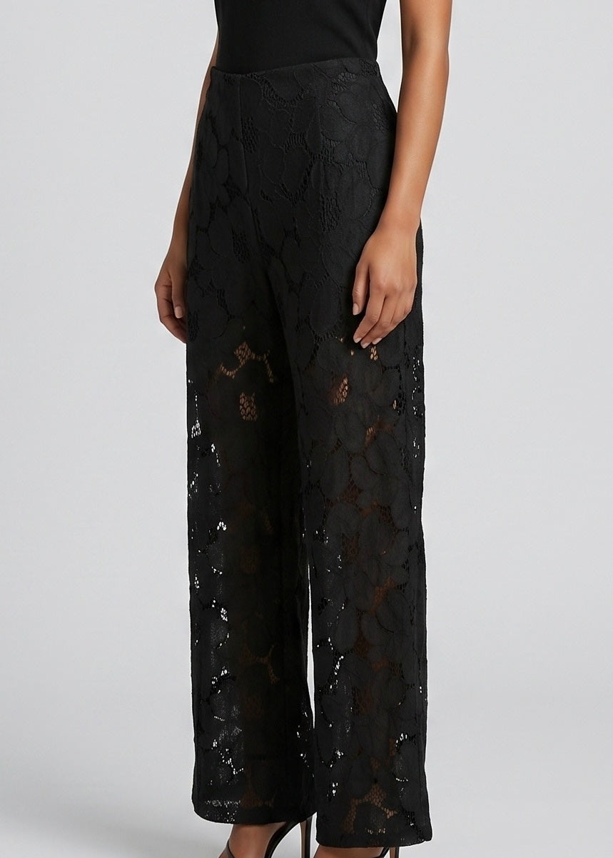 Sersie Lace Pant, Black