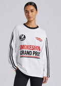 Smokeshow Longsleeve Tee, White