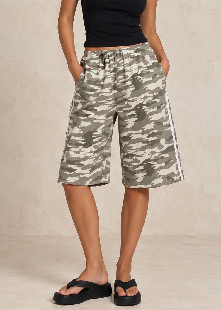 Ranger Jorts, Camo/ White