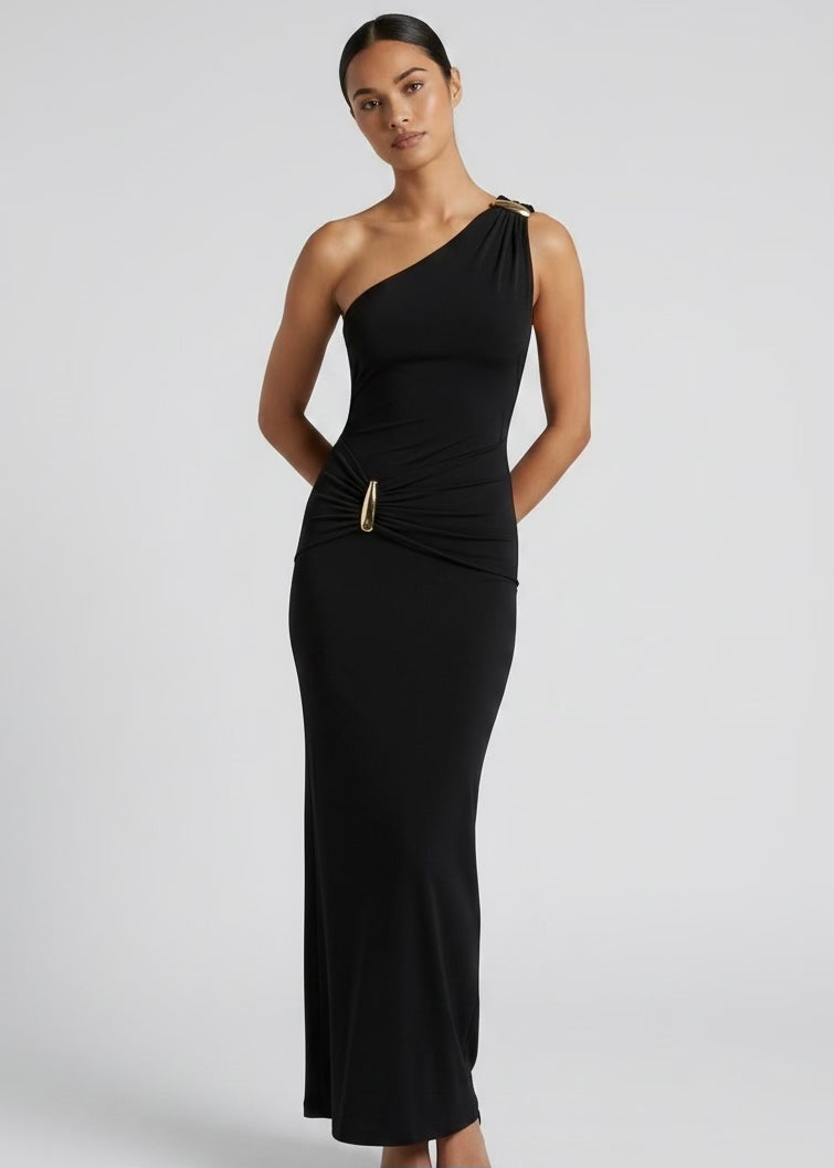 Kimata Maxi Dress, Black