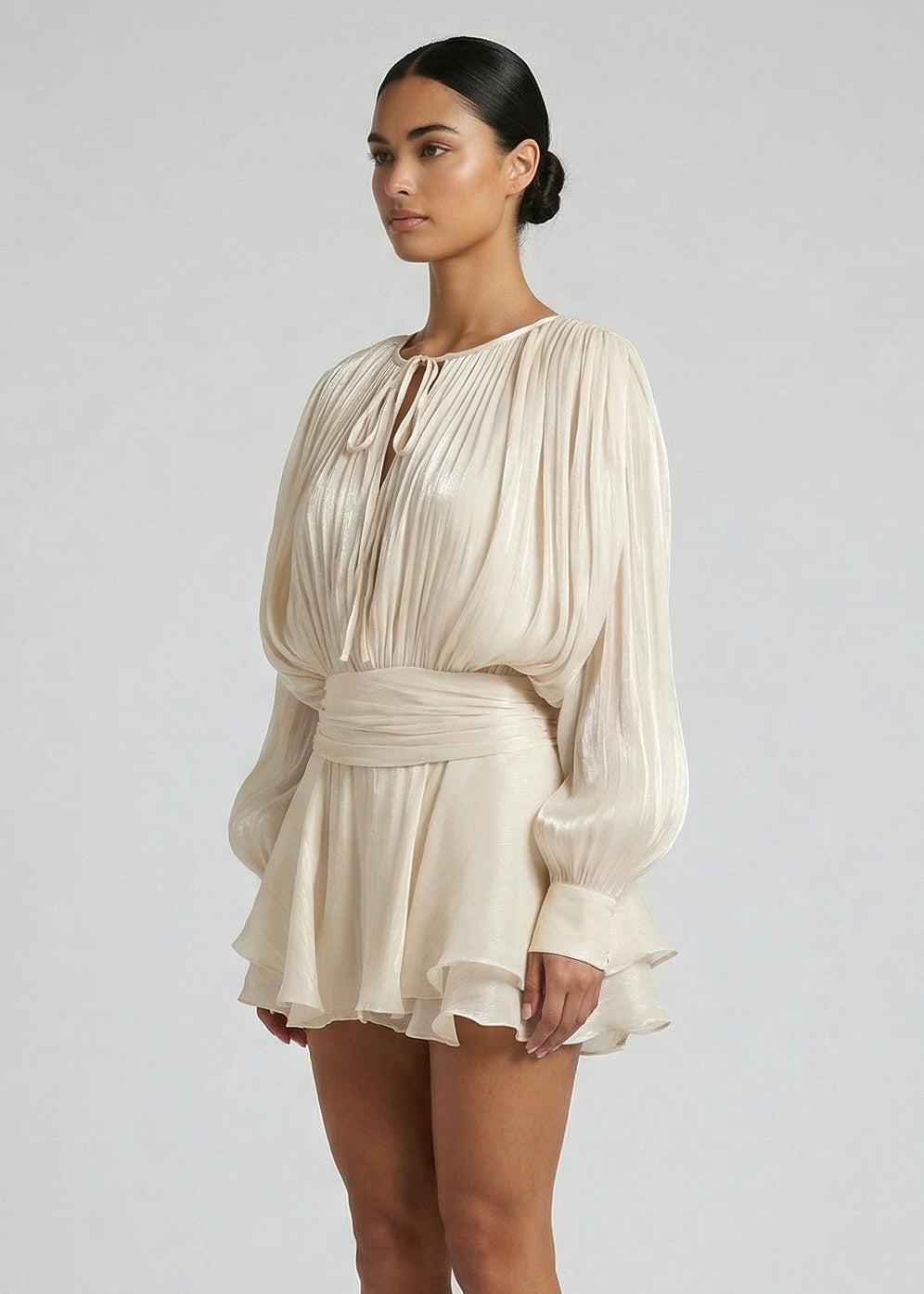 Merrin Mini Romper, Oyster