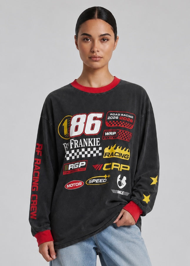 Moto Longsleeve Tee, Acid