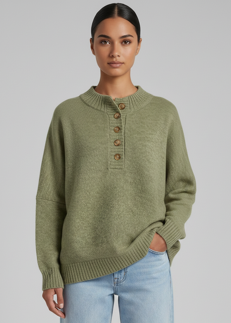 Melba Slouch Knit, Khaki