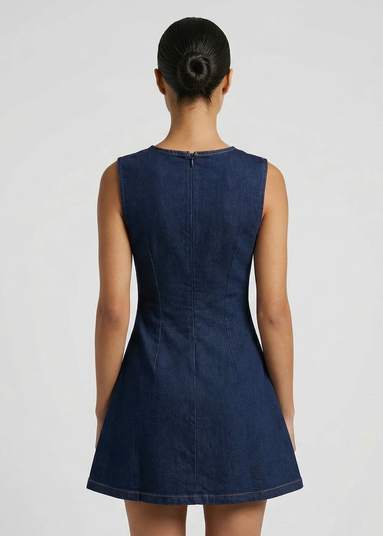 Nell Mini Dress, Dark Denim