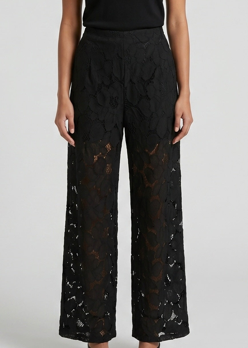 Sersie Lace Pant, Black