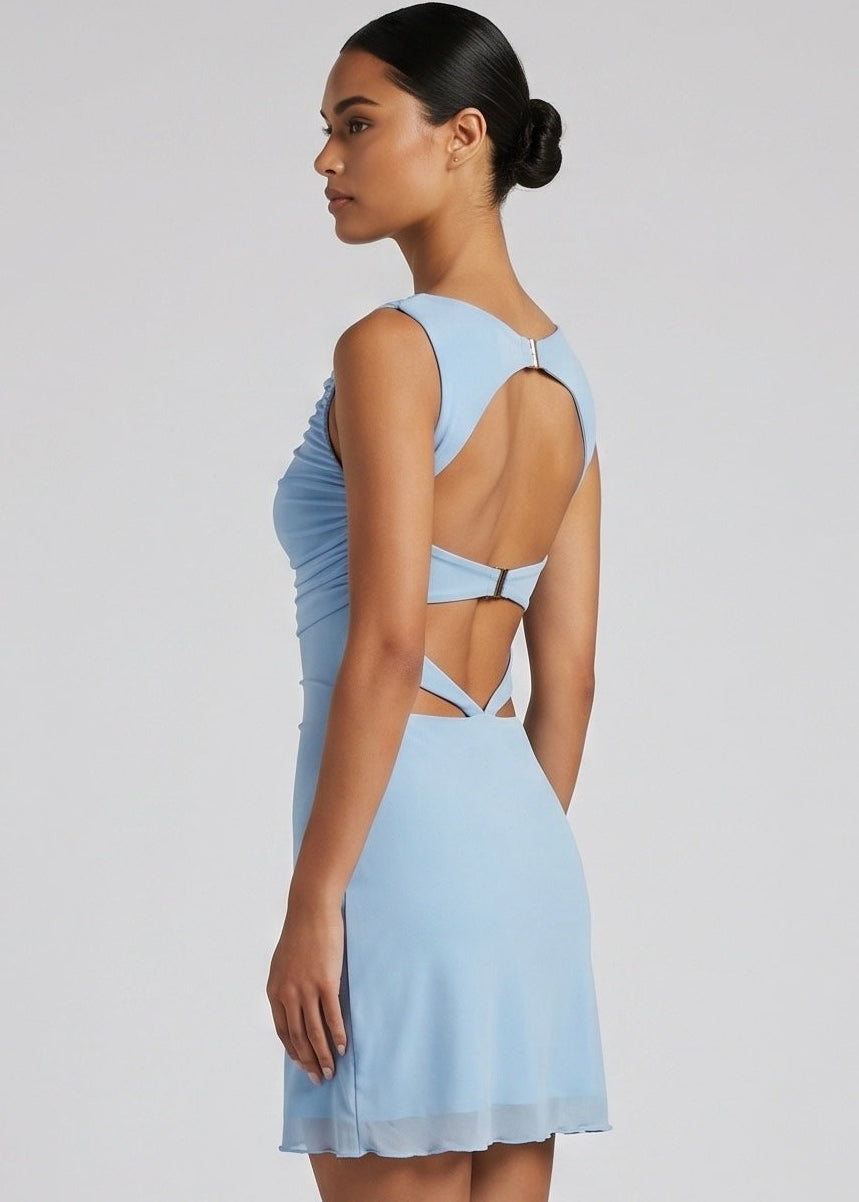 Elysian Mini Dress, Blue