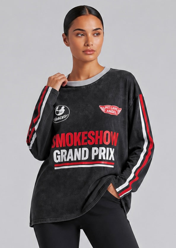 Smokeshow Longsleeve Tee, Acid
