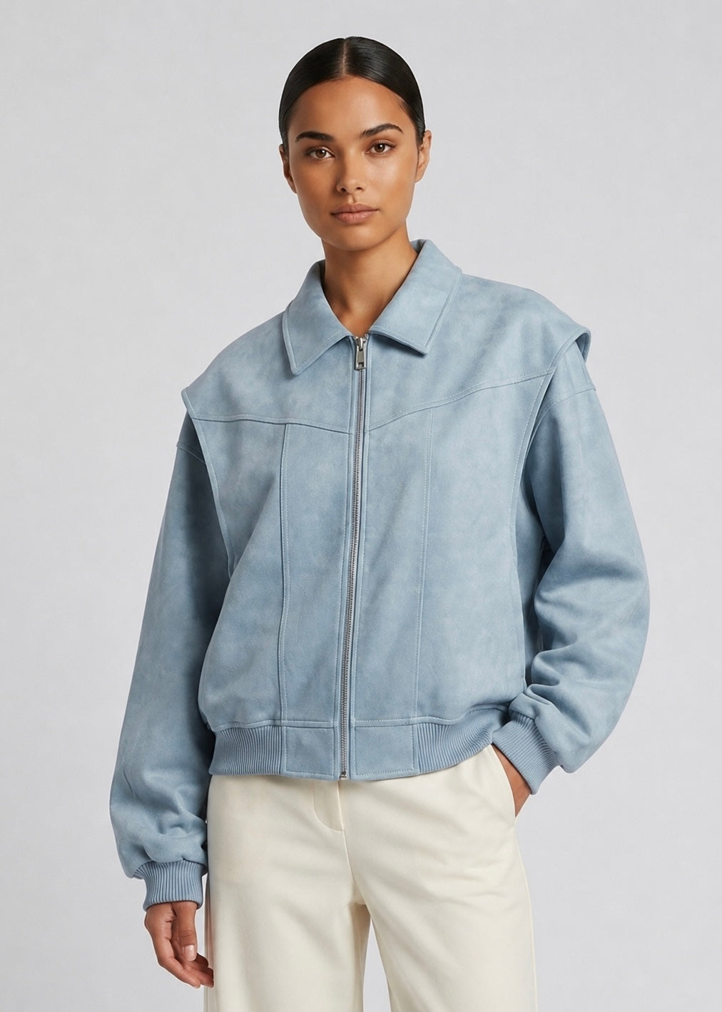 Vista Bomber Jacket, Slate