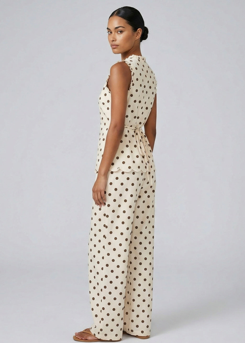Novelle Pant, Oatmeal/Polka