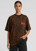 Howdy Tiger Tee, Rust