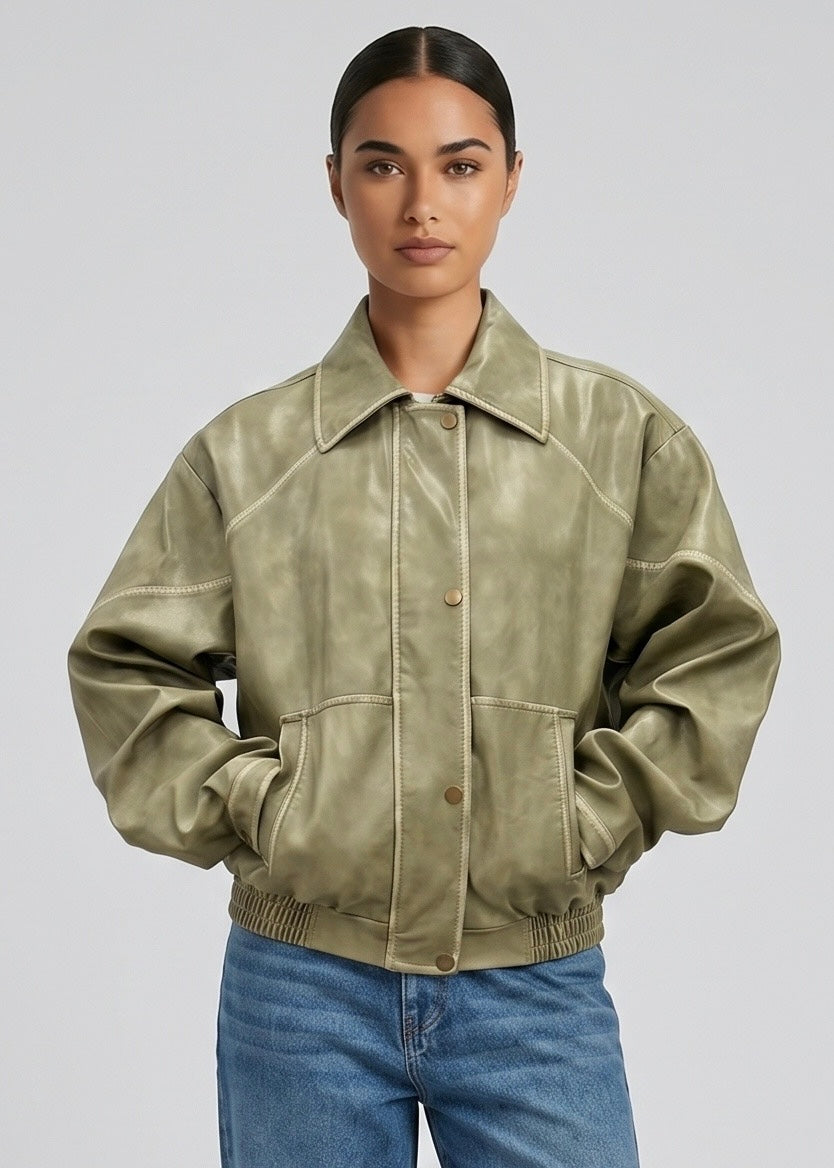Vinnie Bomber Jacket, Olive
