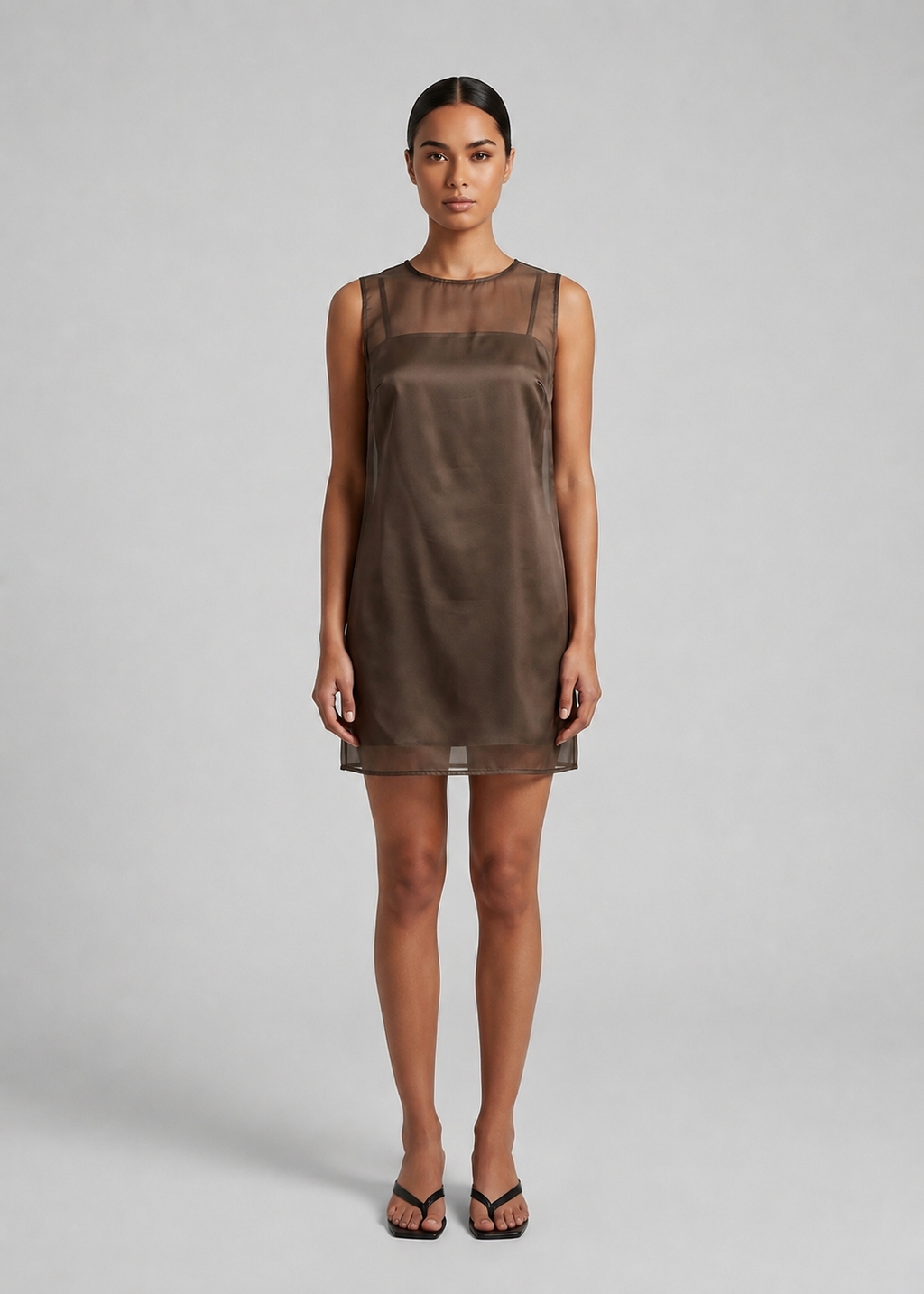 Everly Mini Dress, Choc