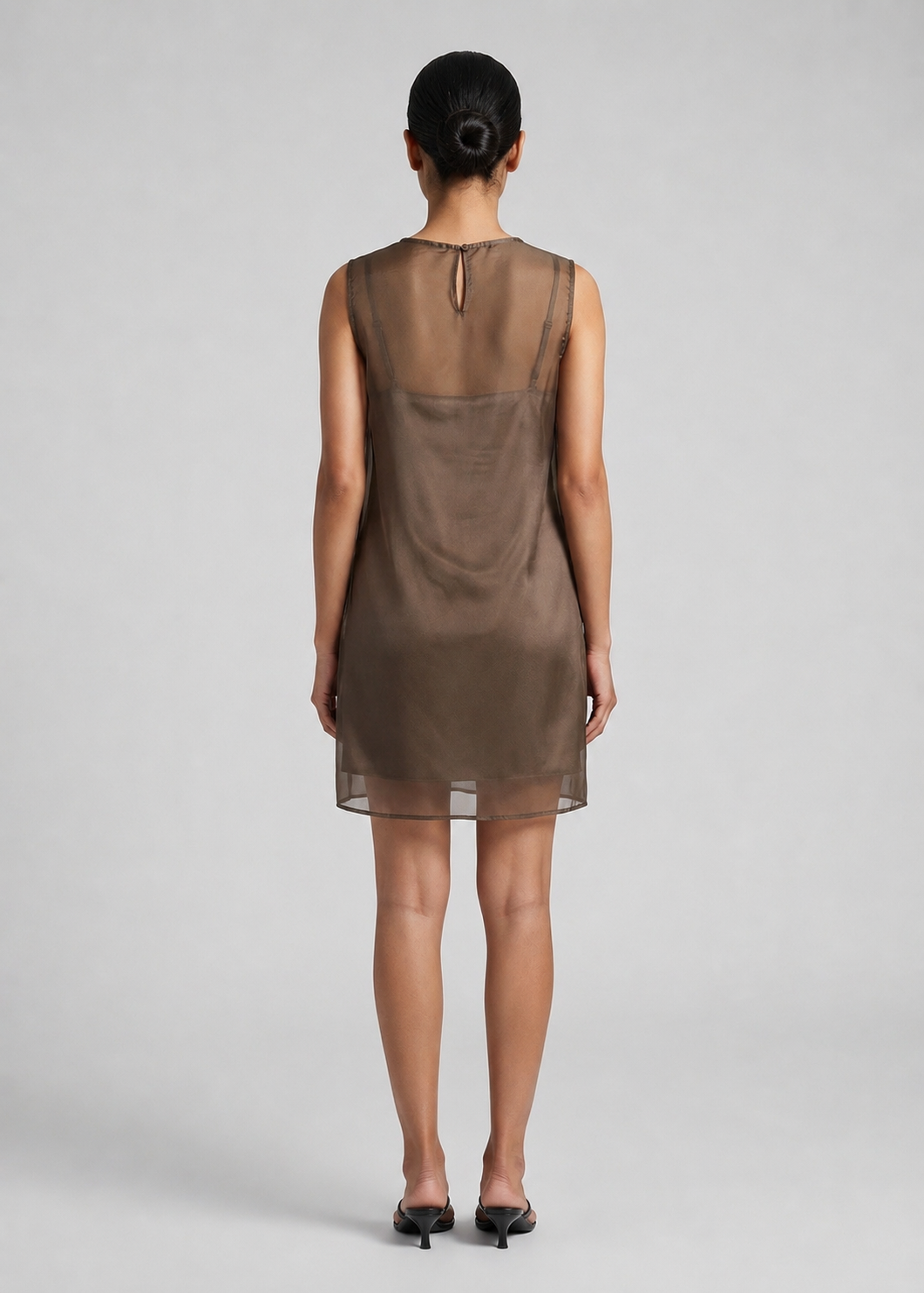 Everly Mini Dress, Choc