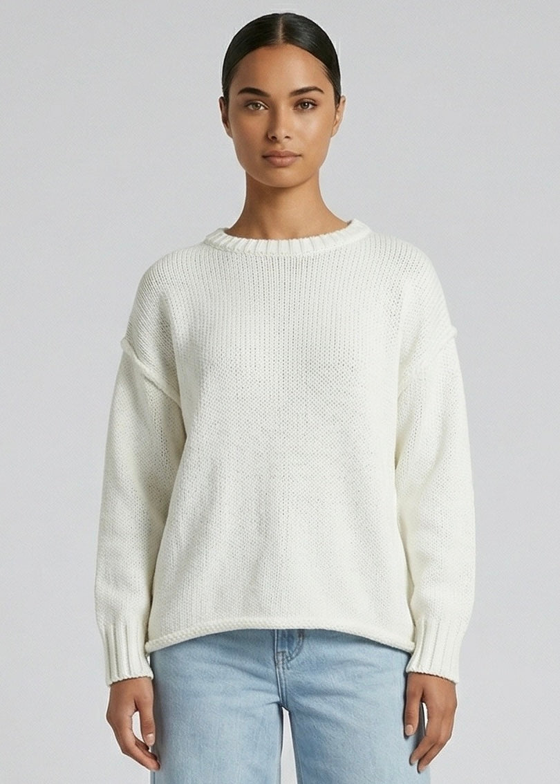 Rache Knit Jumper, Cream