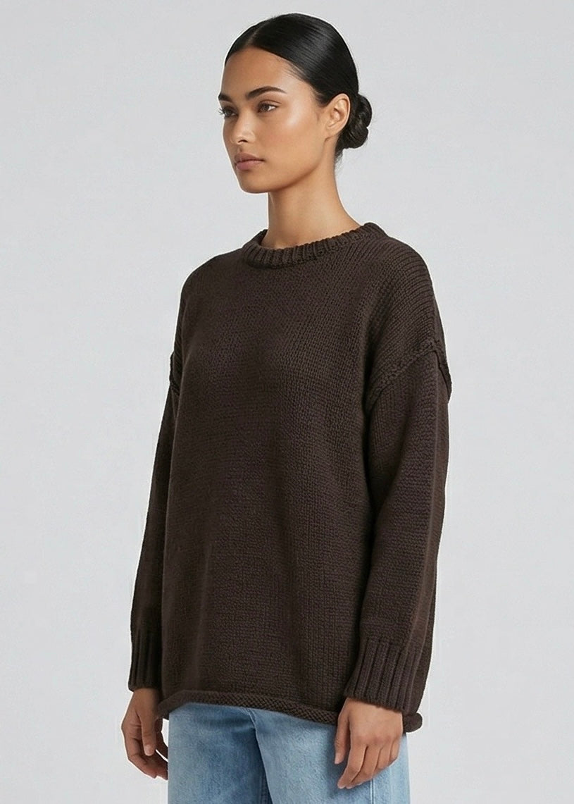 Rache Knit Jumper, Choc