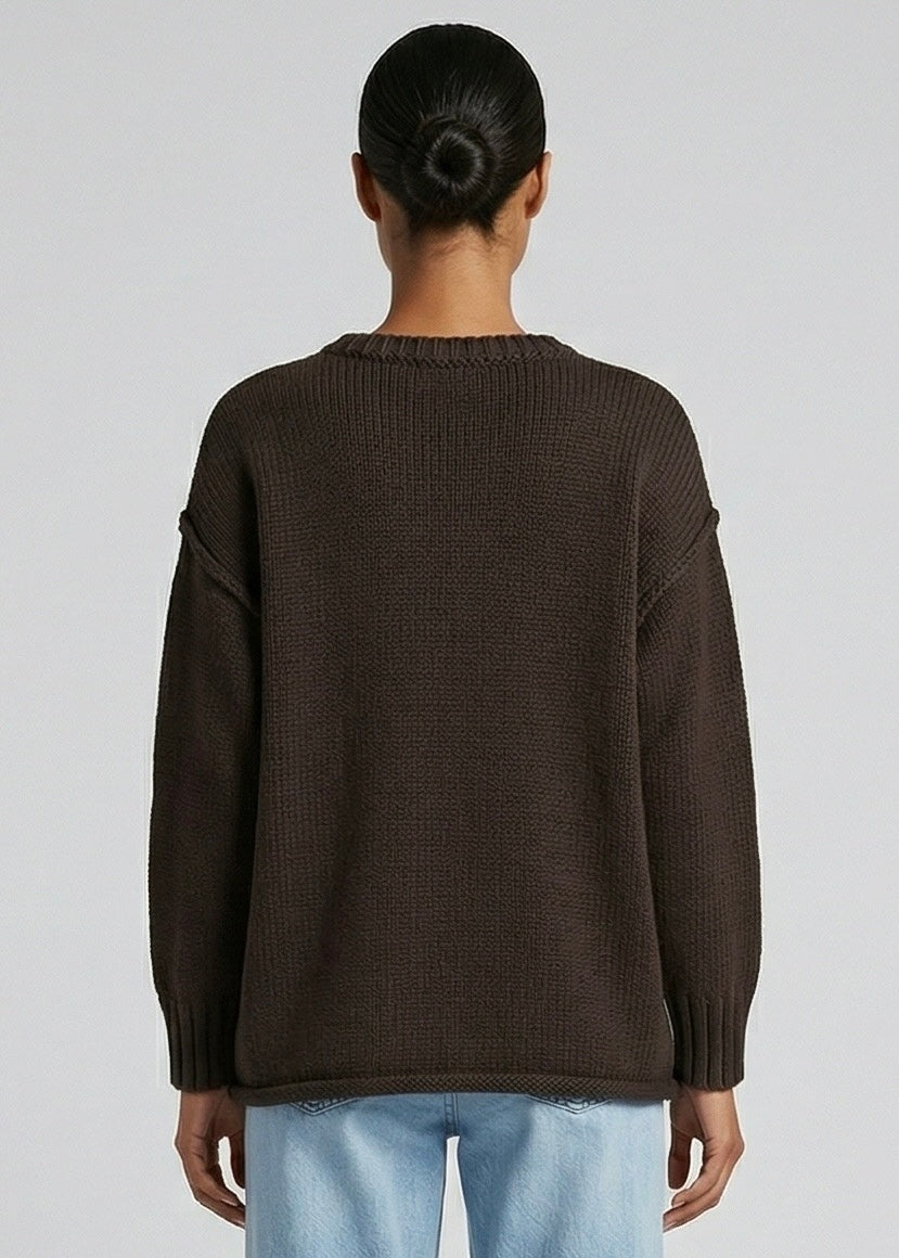 Rache Knit Jumper, Choc