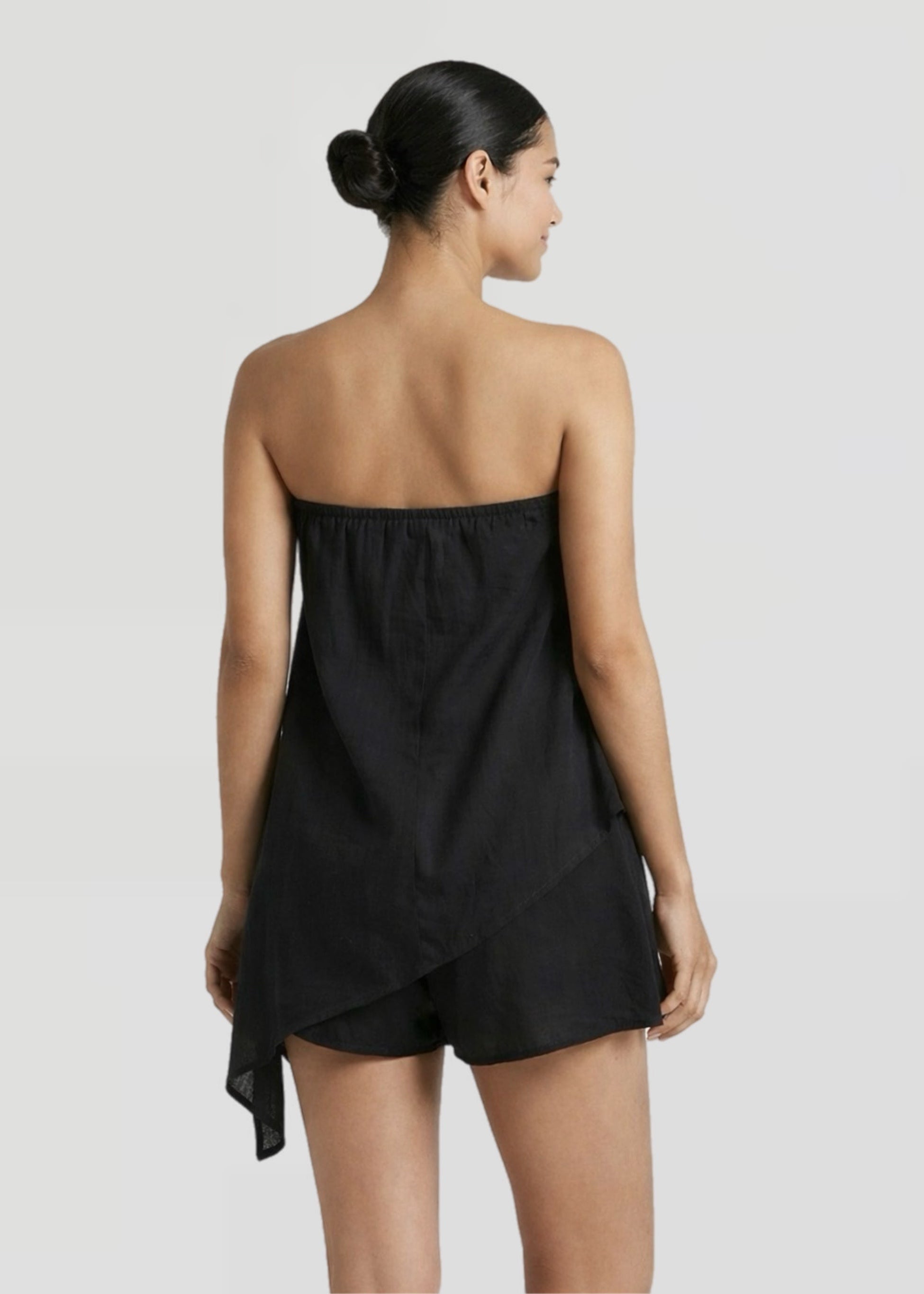 Zars Asym Short Set, Blk