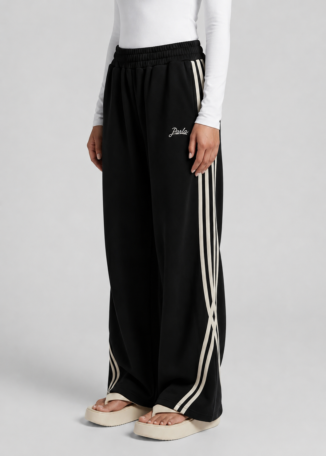 Ranch Barrel Track Pant, Black